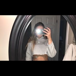 adidas cropped hoodie